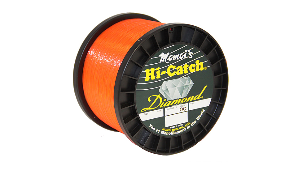 Momoi Hi-Catch Diamond Mono Line 80lb 1000yd Orange Crush, 15080