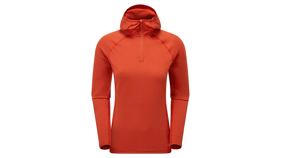 Montane Protium Lite Hoodie - Womens, Safemalefemaleron Red, Small, FPRLHSAFB15