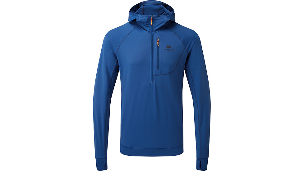 Mountain Equipment Aiguille Hooded Top - Mens, Admiral Blue, 2XL, ME-007145AB-XXL