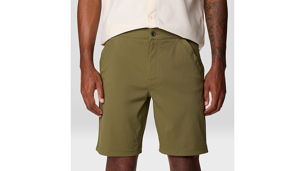 Mountain Hardwear AP Active Crossover Short - Mens, Combat Green, 40x9, 190423033508