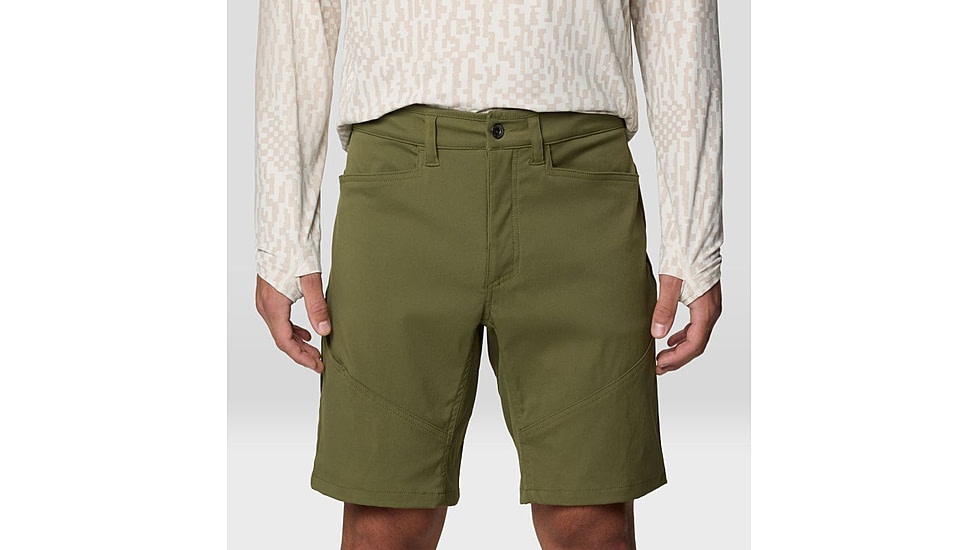 Mountain Hardwear AP Active Short - Mens, Combat Green, M, 190423031993