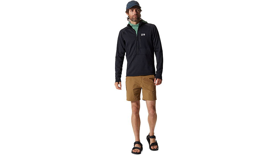 Mountain Hardwear Basin Trek Short - Mens, Corozo Nut, 38, Regular, 1927111239-38-R