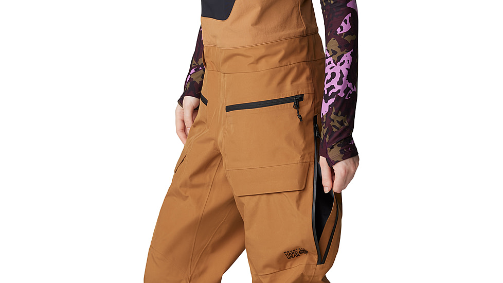 Mountain Hardwear Boundary Ridge Gore-Tex Bib - Womens, Copper Clay, Small, 2043211257-S-R