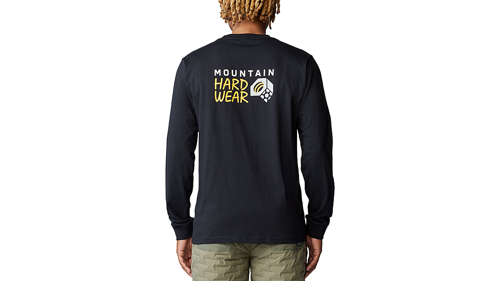 Mountain Hardwear Box Logo Long Sleeve Shirt - Mens, Black, XS, 190423059980