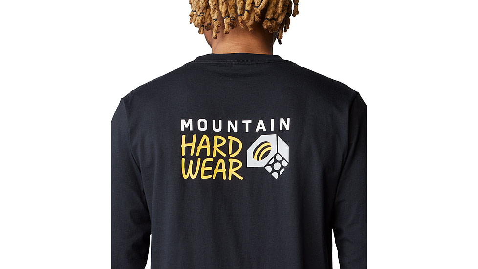 Mountain Hardwear Box Logo Long Sleeve Shirt - Mens, Black, XS, 190423059980