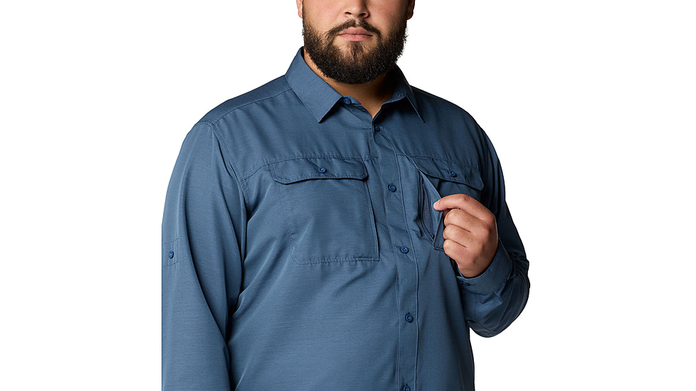 Mountain Hardwear Canyon Extended Long Sleeve Shirt - Men's, Zinc, LT, 2104102-492-LT