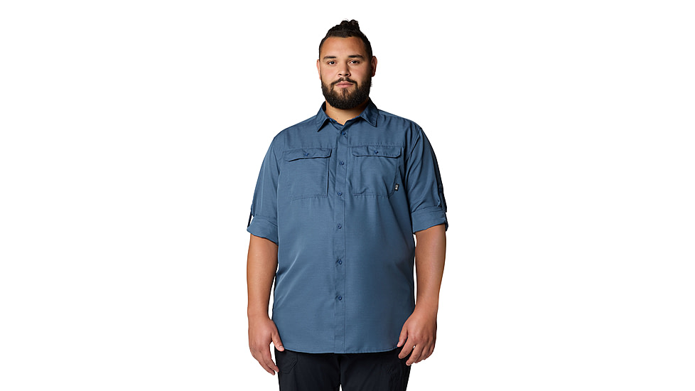 Mountain Hardwear Canyon Extended Long Sleeve Shirt - Men's, Zinc, LT, 2104102-492-LT