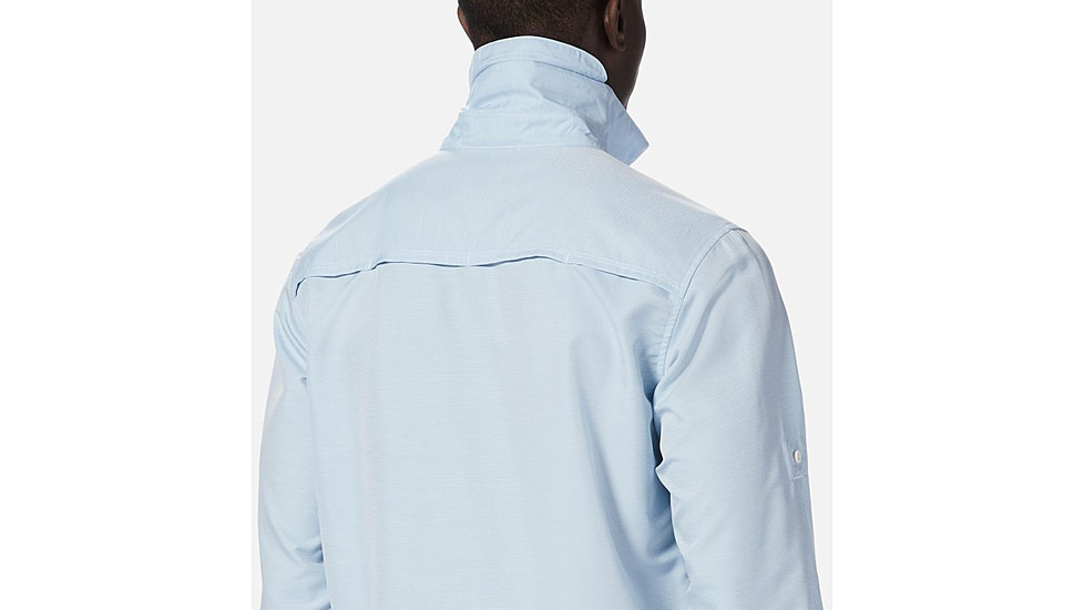 Mountain Hardwear Canyon Long Sleeve Shirt - Mens, Blue Chambray, 2XL, 1648751453-XXL