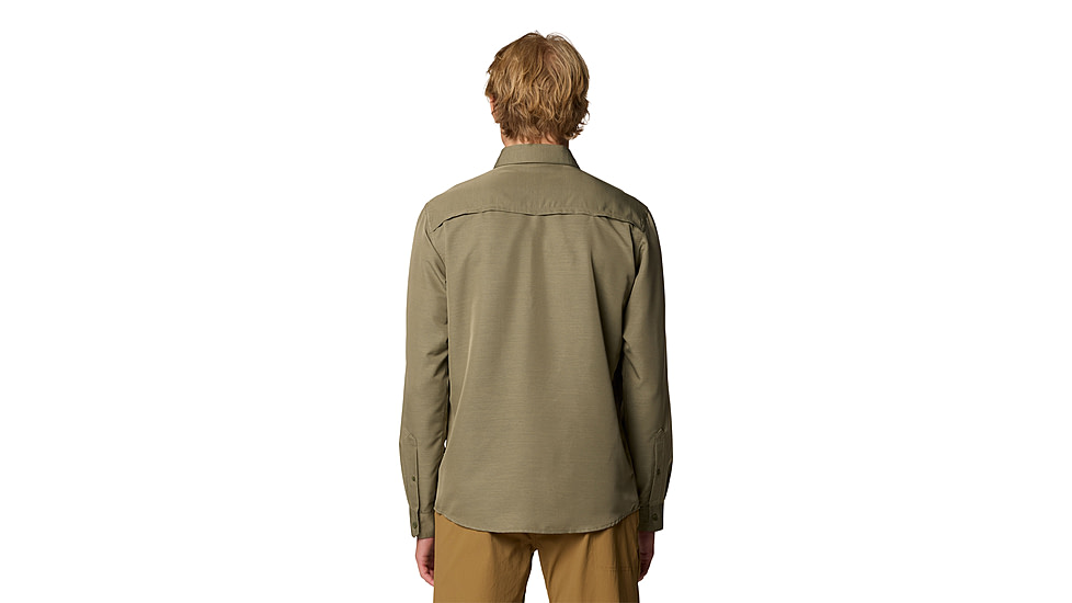 Mountain Hardwear Canyon Long Sleeve Shirt - Mens, Stone Green, XXL, 190423047475