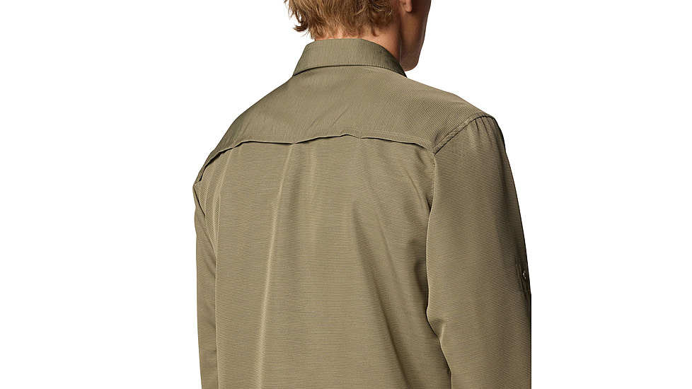 Mountain Hardwear Canyon Long Sleeve Shirt - Mens, Stone Green, XXL, 190423047475