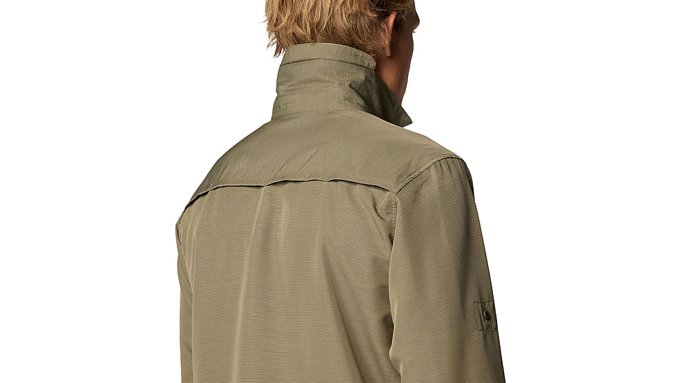 Mountain Hardwear Canyon Long Sleeve Shirt - Mens, Stone Green, XXL, 190423047475