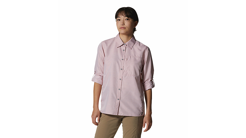 Mountain Hardwear Canyon Long Sleeve Shirt - Womens, Rosehip, Large, 1648531668-Rosehip-L