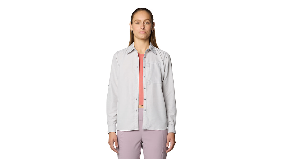 Mountain Hardwear Canyon Long Sleeve Shirts - Womens, Light Dunes, S, 190423015504