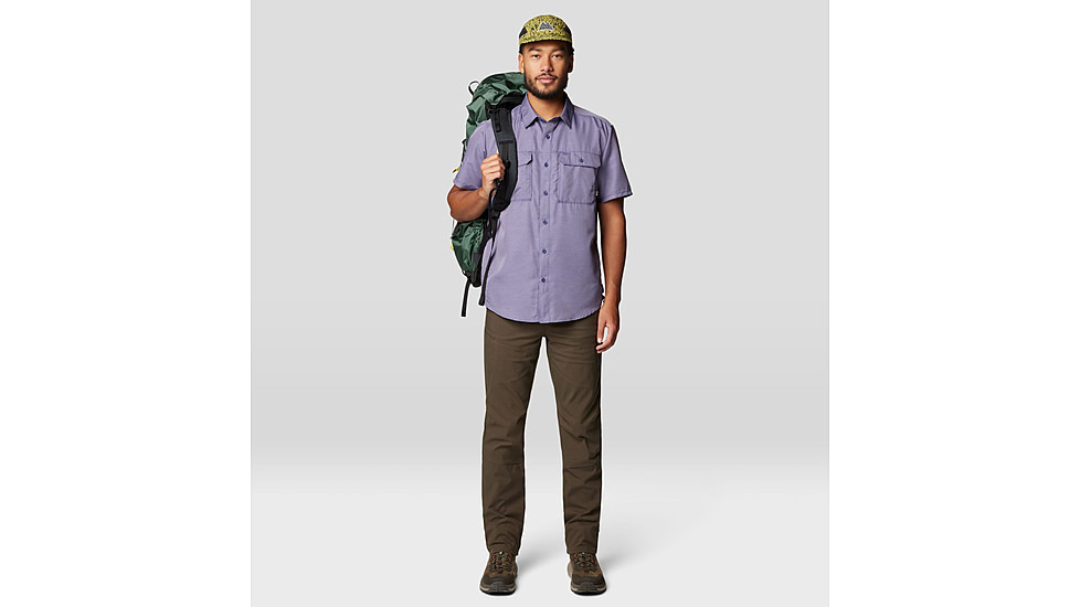 Mountain Hardwear Canyon Short Sleeve - Mens, Dusted Sky, M, 190423042647