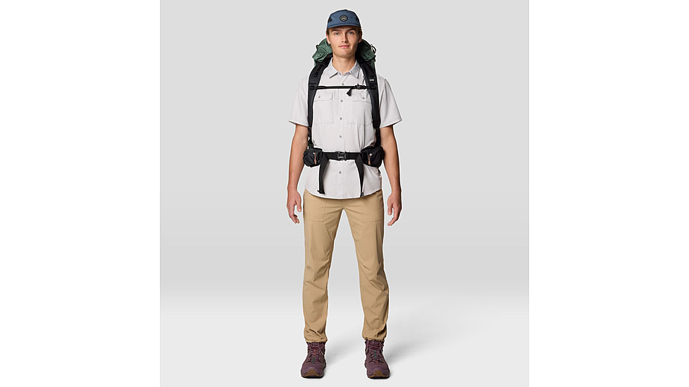 Mountain Hardwear Canyon Short Sleeve - Mens, Light Dunes, L, 190423042739