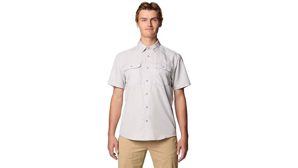 Mountain Hardwear Canyon Short Sleeve - Mens, Light Dunes, L, 190423042739