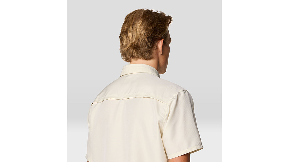Mountain Hardwear Canyon Short Sleeve - Mens, Stone, S, 190423042951