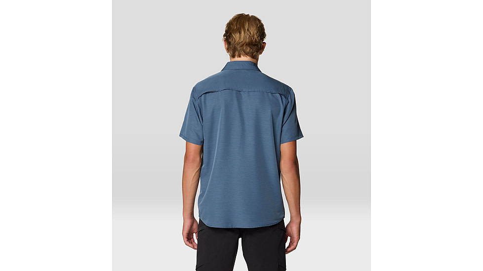 Mountain Hardwear Canyon Short Sleeve - Mens, Zinc, S, 190423042807