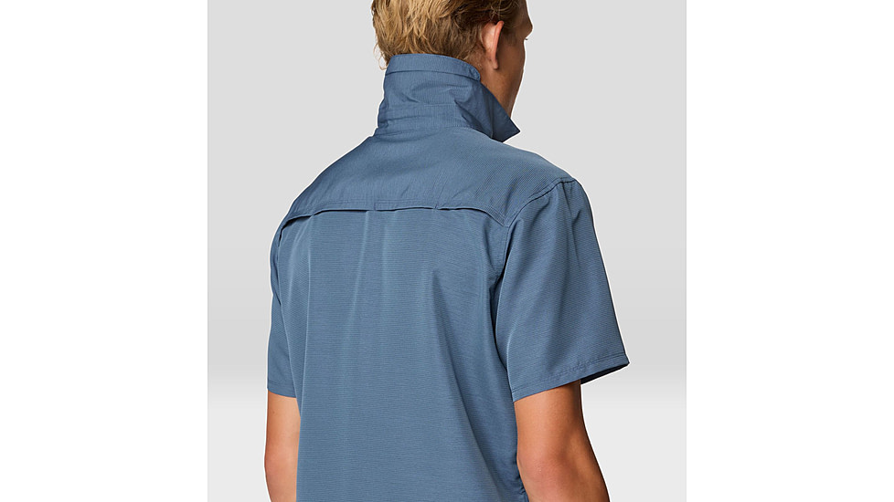 Mountain Hardwear Canyon Short Sleeve - Mens, Zinc, S, 190423042807