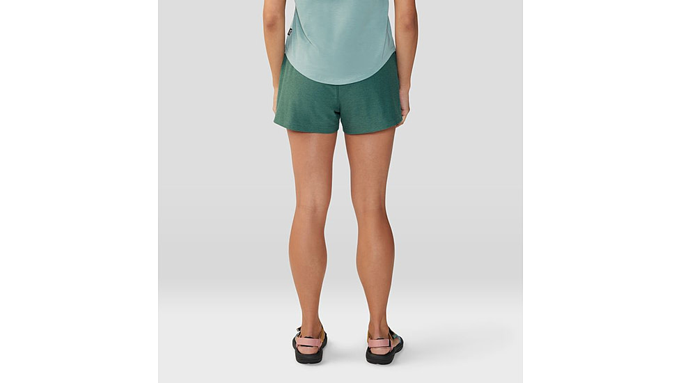 Mountain Hardwear Chillaction Short - Womens, Aqua Green Heather, Small, 2067951318-S