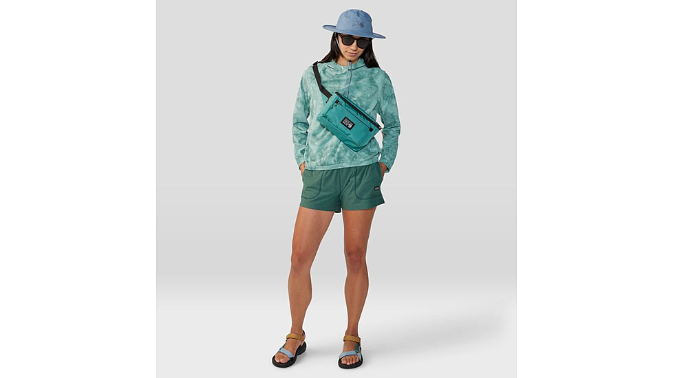 Mountain Hardwear Chillaction Short - Womens, Aqua Green Heather, Small, 2067951318-S