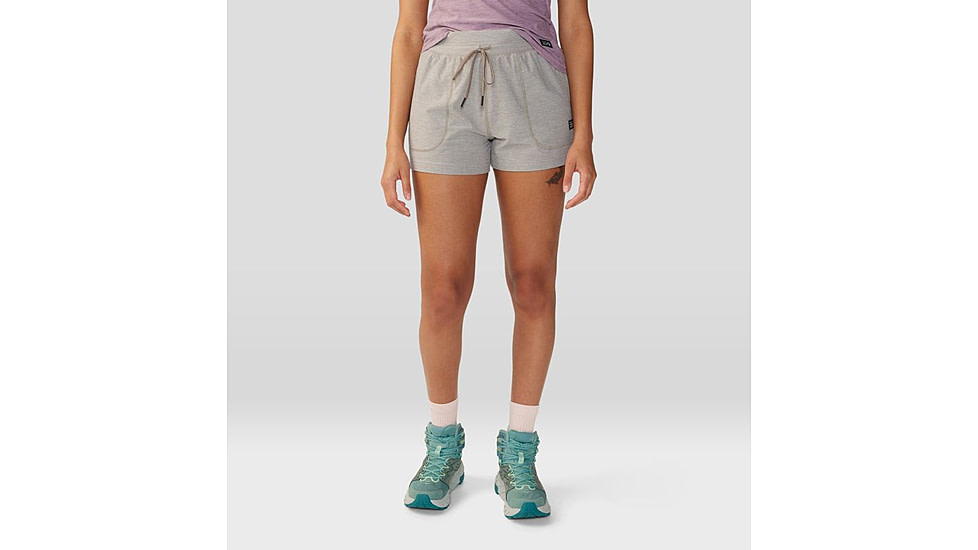 Mountain Hardwear Chillaction Short - Womens, Dunes Heather, Large, 2067951262-L
