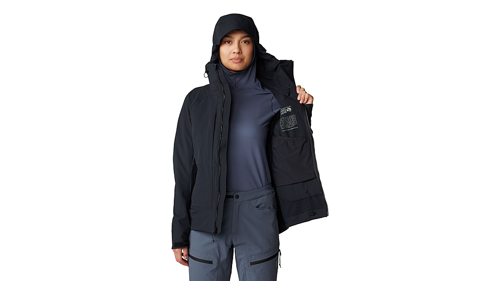 Mountain Hardwear Chockstone Alpine Hooded Jacket - Womens, 010, XL, 2077731-010-XL