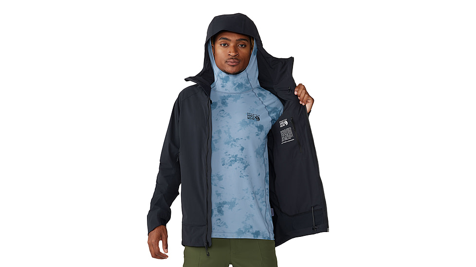 Mountain Hardwear Chockstone Alpine LT Hooded Jacket - Men's, Black, L, 2063191-010-L