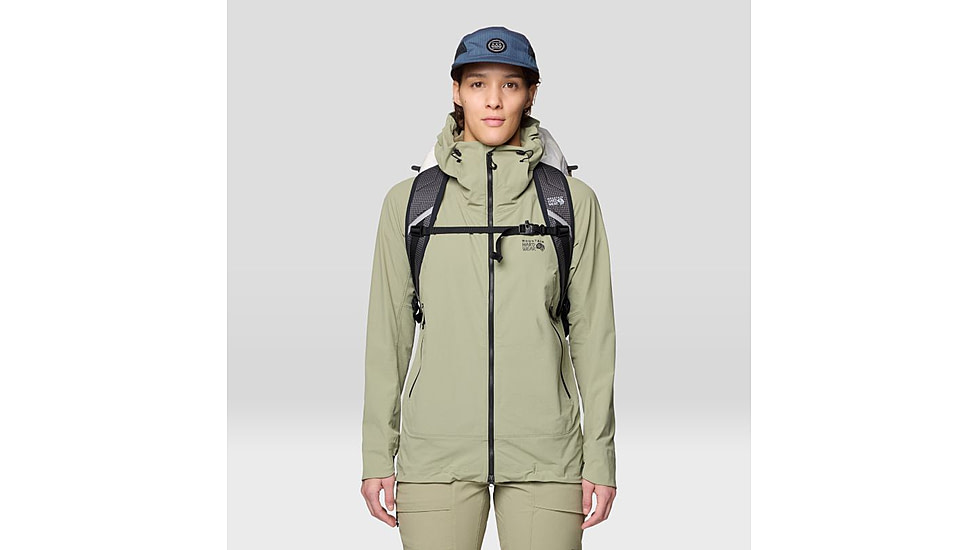 Mountain Hardwear Chockstone Alpine LT Hooded Jacket - Womens, Mantis Green, SxL, 190423054022