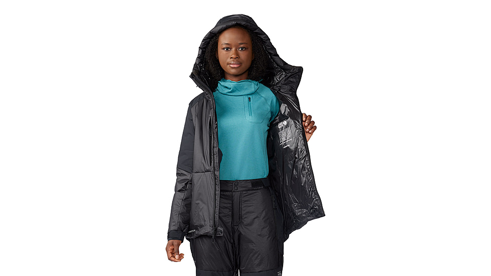 Mountain Hardwear Compressor Alpine Hooded Jacket - Womens, 010, M, 2092471-010-M