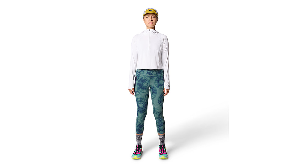 Mountain Hardwear Crater Lake Half Zip Crop Hoody - Womens, 102, M, 2068771-102-M