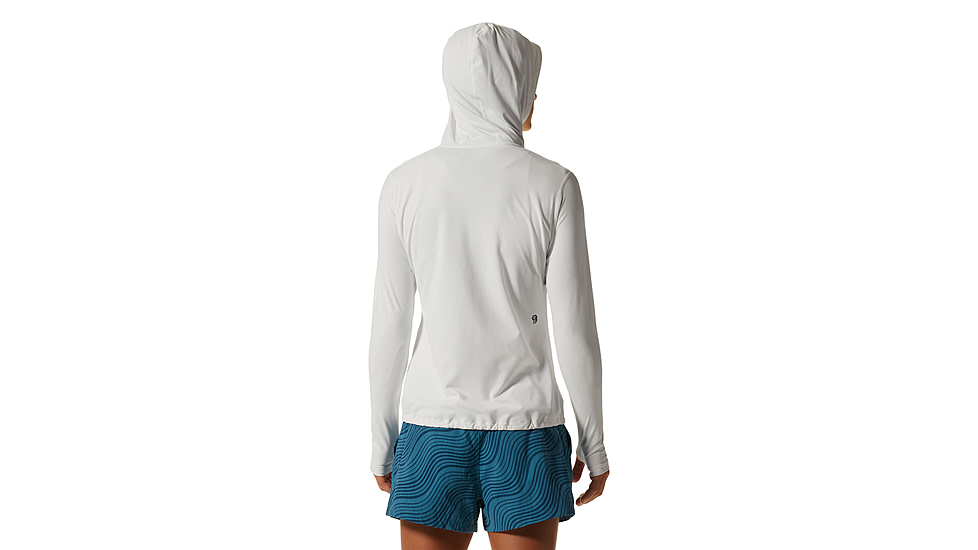 Mountain Hardwear Crater Lake Long Sleeve Hoody - Women's, Fogbank, S, 1829681-102-S
