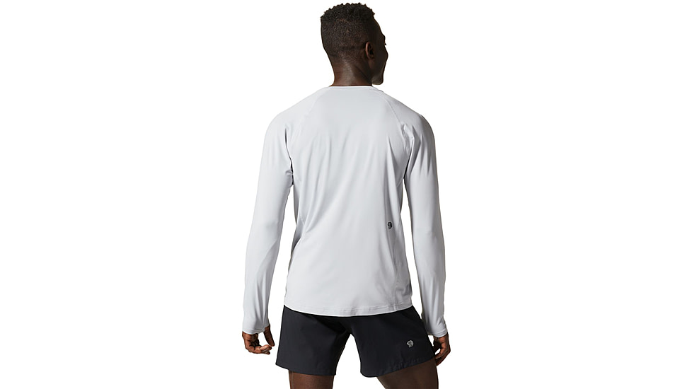 Mountain Hardwear Crater Lake Long Sleeve - Mens, Glacial, Small, 1982421097-S