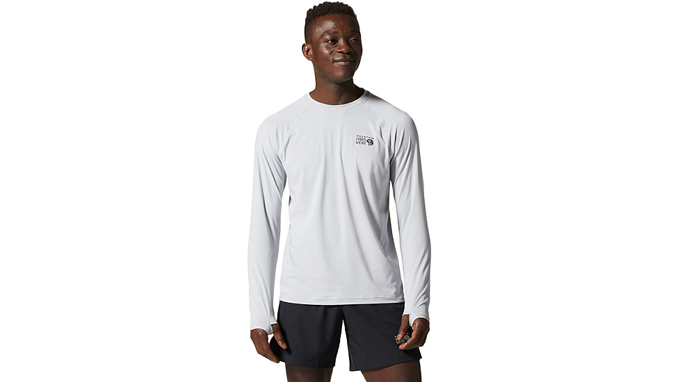 Mountain Hardwear Crater Lake Long Sleeve Top - Men's, Glacial, Small, 1982421097-S