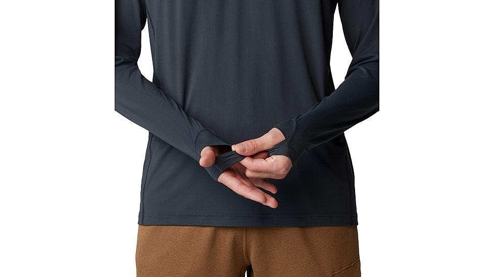 Mountain Hardwear Crater Lake Long Sleeve Tops - Mens, 004, XL, 1982421-004-XL