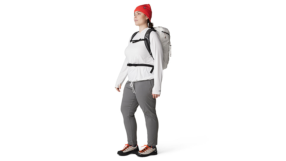 Mountain Hardwear Crater Lake LS Hoody - Womens Extended, 102, 1X, 1829682-102-1X