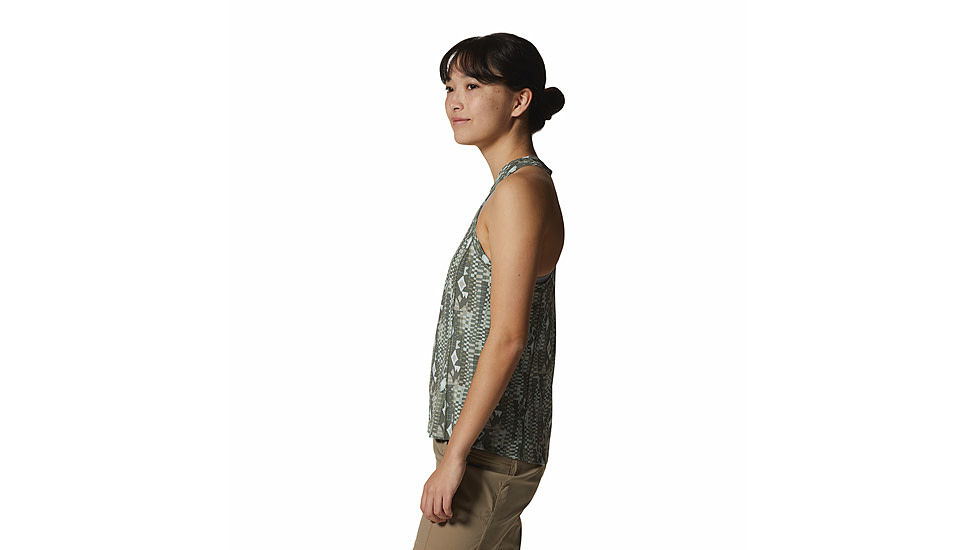 Mountain Hardwear Crater Lake Tank - Womens, Mantis Geo Print, Medium, 1986781362-Mt-M