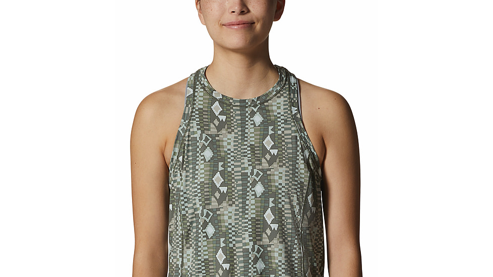 Mountain Hardwear Crater Lake Tank - Womens, Mantis Geo Print, Medium, 1986781362-Mt-M