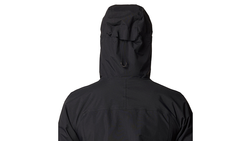Mountain Hardwear Dry Times Hooded Jacket - Womens, Black, L, 190423045914