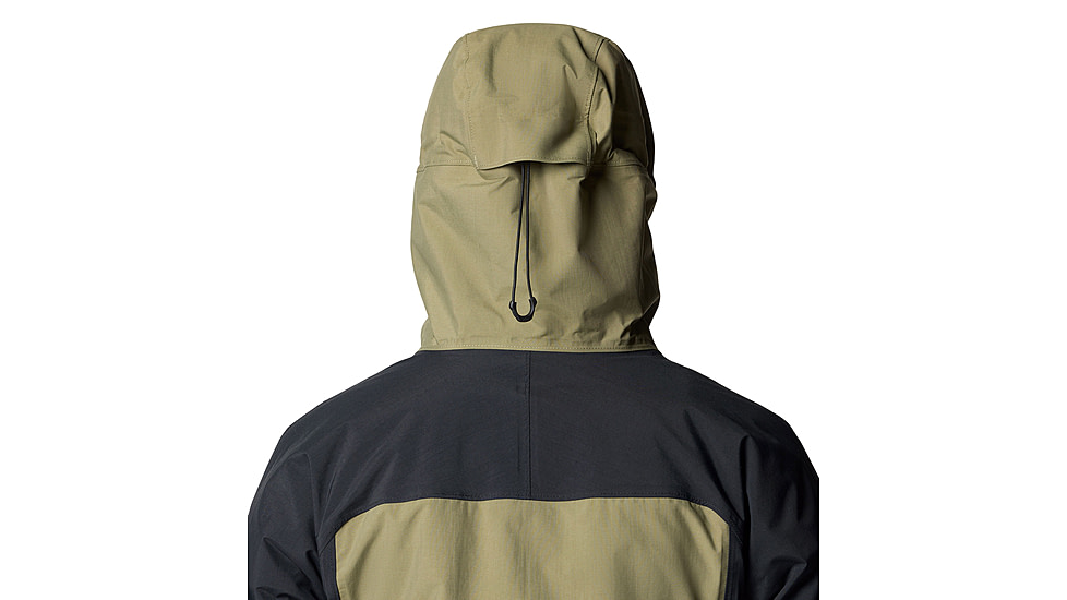 Mountain Hardwear Dry Times Hooded Jacket - Womens, Mission Olive, Black, S, 190423045839