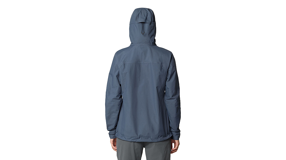 Mountain Hardwear Dry Times Hooded Jacket - Womens, Moon Blue, S, 190423045884