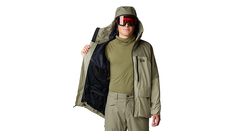 Mountain Hardwear Firefall Insulated Jacket - Mens, Mantis Green/Stone Green, Large, 2077191361-L
