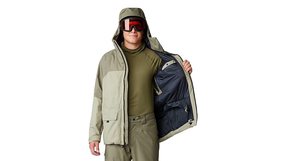 Mountain Hardwear Firefall Insulated Jacket - Mens, Mantis Green/Stone Green, Large, 2077191361-L