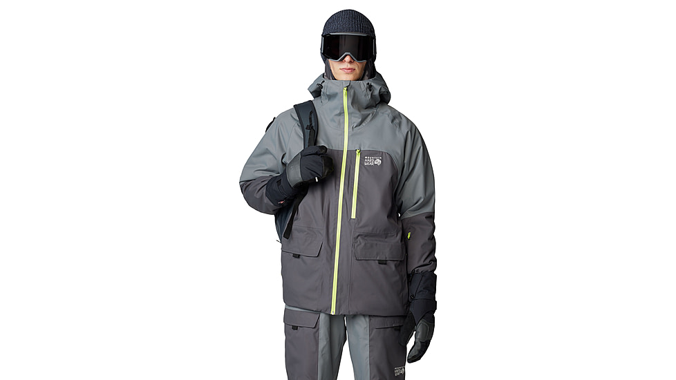 Mountain Hardwear Firefall Insulated Jacket - Mens, Volcanic/Foil, Large, 2077191097-L