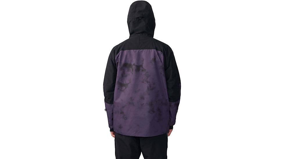 Mountain Hardwear First Tracks Jacket - Mens, Blurple Ice Dye Print, Large, 2043331598BIDP-L