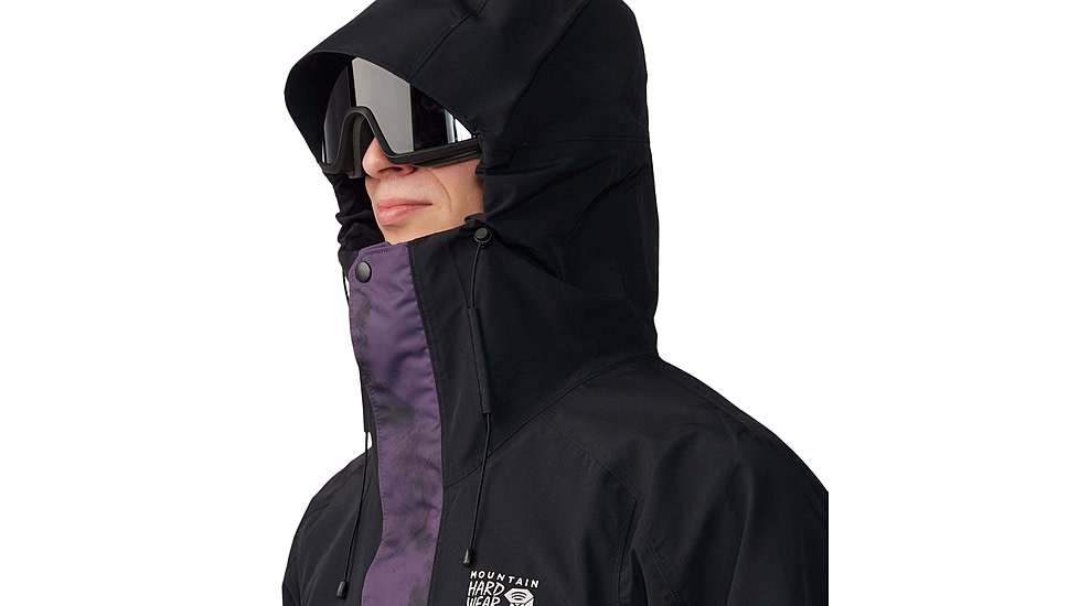 Mountain Hardwear First Tracks Jacket - Mens, Blurple Ice Dye Print, Large, 2043331598BIDP-L