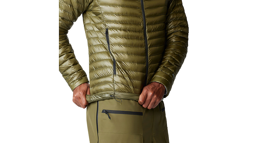 Mountain Hardwear Ghost Whisperer Hoody - Men's, Combat Green, S, 2104451-353-S