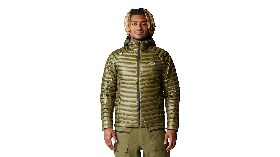 Mountain Hardwear Ghost Whisperer Hoody - Men's, Combat Green, S, 2104451-353-S