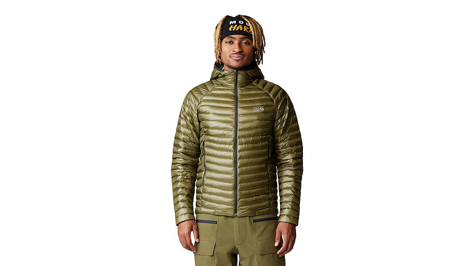 Mountain Hardwear Ghost Whisperer Hoody - Men's, Combat Green, S, 2104451-353-S