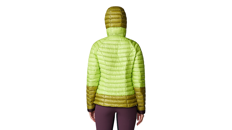 Mountain Hardwear Ghost Whisperer Hoody - Womens, Citron Glow, Extra Large, 2104731378-XL